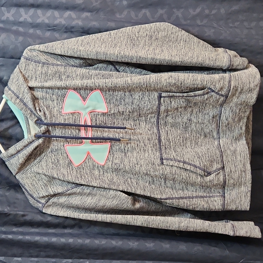 Under Armour large Grey hoodie